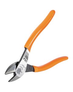 Klein Tools Diag-Cutting Pliers Hi-Leverage Curved Handles 7"