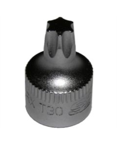 VIMHCT30-04 image(1) - VIM Tools T30 - 1/2 CUT Torx Driver, 1/4 in. Square Drive, 3/4 in. OAL, S2 steel