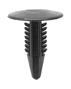 AUVECO AP12731 Single Head Type 1 Seat Back Retainer, 25/32 in Dia Bottom Head, Nylon, Black