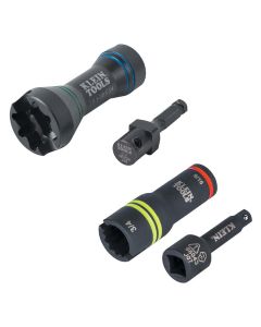 KLE660KIT1 image(0) - Klein Tools 5-in-1 Impact Socket Set, 8-Piece