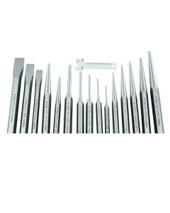 K Tool International PUNCH & CHISEL SET 15 PC. IN KIT BAG