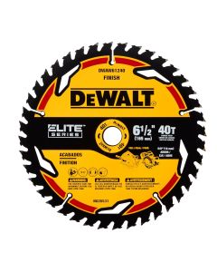 DEWALT ELITE SERIES 6-1/2" Circular Saw Blade (40 Tooth)
