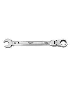 Milwaukee Tool 22mm Flex Head Ratcheting Combination Wrench