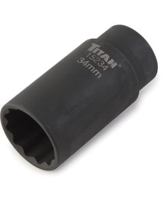 TITAN AXLE NUT SOCKET 1/2" DRIVE 34 MM 1