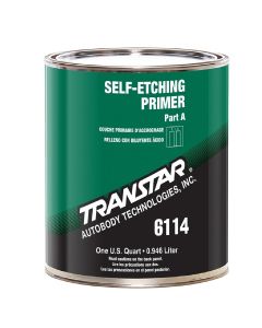 TRP6114 image(0) - Transtar Autobody Products 6114 - Self-Etching Primer - 1 qt Can - Olive Green - 1:1 Mixing - 213 sq-ft/ Gallon at 1 mil Coverage