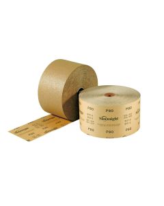 Sunmight USA Corporation Gold 22212 Open Coated Sheet Roll, 2-3/4 in W x 25 yd L, P240 Grit, Premium Aluminum Oxide Abrasive