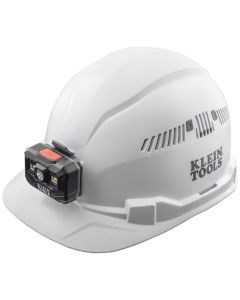 Klein Tools Hard Hat, Vented, Cap Style, White
