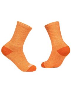 RDB1016 image(0) - Redback Boots USA Everyday Womens Crew Hthr Orange Creamsicle