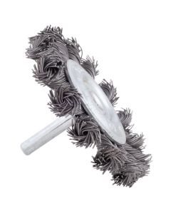 Shark Industries 3-inch Mini Knotted Wire Wheel on 1/4-inch Mandrel