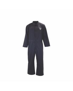 OBRBSA-CBX7NB-RL image(0) - OBERON Coveralls - Arc Flash & Flame Resistant Basic - 8 Cal BSA - Color: Navy Blue - Size: Large