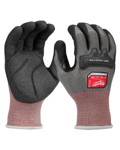 MLW48-73-8760 image(0) - Milwaukee Tool Anti-Vibration Cut Level 4 High Dexterity Coated Nitrile Dipped Glove - S