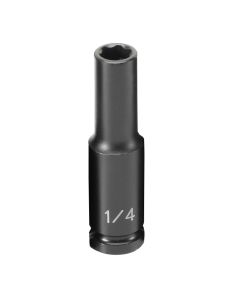 GRE908DS image(0) - Grey Pneumatic 1/4" Surface Drive x 1/4" Deep  Socket
