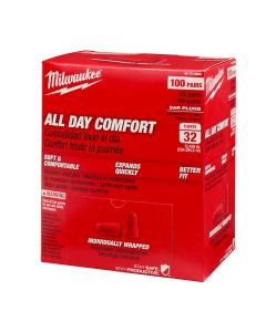 MLW48-73-3006 image(5) - Milwaukee Tool 100 Pair Ear Plugs (Individually Sealed)