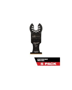 MLW49-25-1505 image(1) - Milwaukee Tool Milwaukee OPEN-LOK 1-3/8" TITANIUM ENHANCED CARBIDE TEETH METAL BLADE 5PK