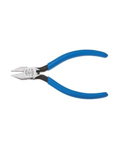 KLED2094C image(0) - Klein Tools Diagonal Cutting Pliers, Electronics Pliers with Pointed Nose, 4-Inch