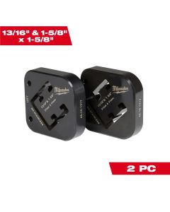 MLW49-16-1513 image(2) - Milwaukee Tool 13/16 Inch & 1-5/8 Inch x 1-5/8 Inch Combination Strut Shearing Dies