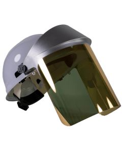 OBR125C image(0) - Oberon Face Shield & Hard Cap - Heat Reflective - Window: Clear Gold