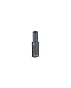 GRE1009MD image(1) - Grey Pneumatic 3/8" Drive x 9mm Deep Socket