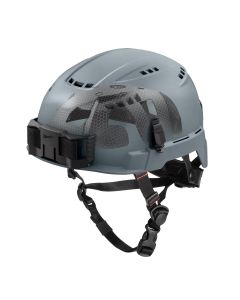 MLW48-73-1378 image(1) - Milwaukee Tool BOLT Gray Vented Safety Helmet with IMPACT ARMOR Liner (USA) - Type 2, Class C