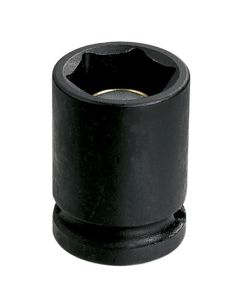 Grey Pneumatic 1/2" Drive x 21mm Magnetic Standard Socket