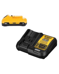 DEWALT 20V MAX* Battery Pack with Charger, 3-Ah