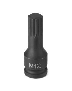 Grey Pneumatic 3/8" Drive x M12 Triple Square Driver