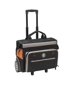 Klein Tools Tool Bag, Tradesman Pro Rolling Tool Bag, 24 Pockets, 19-Inch