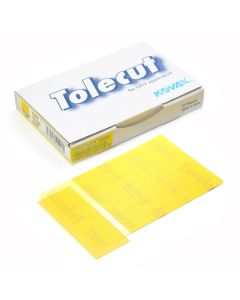 EAG1911547 image(1) - Eagle Abrasives, Inc. KOVAX Tolecut 191-1547 4-Cut Sheets, 70 mm W x 114 mm L, Yellow, Dry