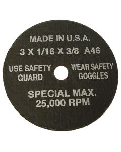 SGT94860 image(2) - SG Tool Aid 5PK CUTOFF WHEEL 3" X 1/16 X 3/8 5PK