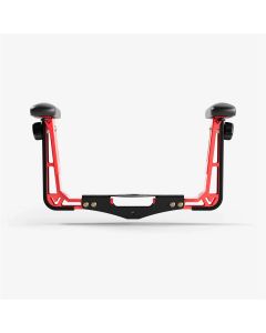 VYPAAA-B-R-QHACM image(0) - Vyper Industrial RSM/ESM Armrest Attachment - Black Cushion ; Red Supports; QH/ACME
