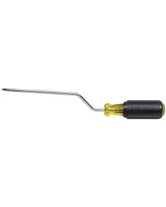 KLE670-6 image(0) - Klein Tools Rotary Screwdriver cushion-grip Cabinet Tip 3/16" x 6"