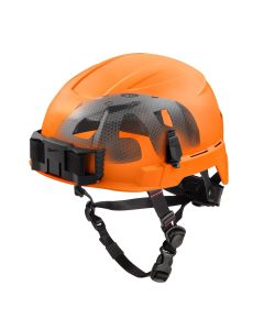 MLW48-73-1363 image(1) - Milwaukee Tool BOLT Orange Safety Helmet with IMPACT ARMOR Liner (USA) - Type 2, Class E