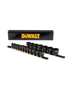 DeWalt  Impact Socket Set, 19-Piece, 1/2" Drive Sae