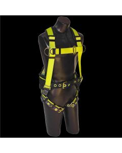 SRW810000 image(0) - FALL SAFE Safety Harness - IRONMAN Series - Construction Style - Back, Pass Through, Tongue Buckle - Size: Medium / Large