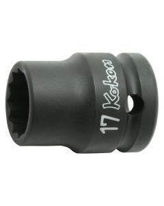 Ko-ken USA 14406A-1 1/2 Sq. Dr. Socket 1 12 point Length 38mm Thin walled
