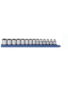 KDT80560 image(1) - GearWrench 14 Piece 3/8 Inch Drive 12 Point Standard Metric Socket Set