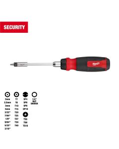 MLW48-22-2912 image(2) - Milwaukee Tool 27-in-1 Ratcheting Security Multi-Bit Screwdriver