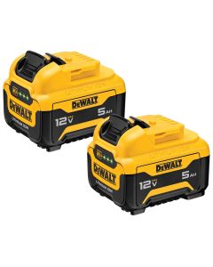 DEWALT 12V MAX* 5.0Ah Lithium Ion Batteries (2-Pack)