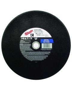 MLW49-94-1415 image(1) - Milwaukee Tool 14" x 3/32" x 1" Cut-Off Wheel (Type 1)