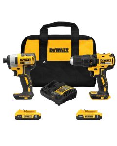 DWTDCK277D2 image(1) - DeWalt 20V MAX BL DRILL IMPACT COMBO KIT