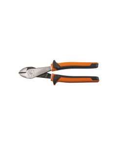 KLE200048EINS image(0) - Klein Tools Diagonal Cutting Pliers, Insulated, Angled Head, 8-Inch