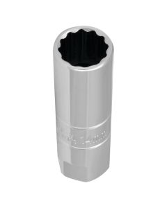 WLMW38171 image(0) - Wilmar Corp. / Performance Tool 3/8" Drive 14mm 12pt Spark Plug Socket