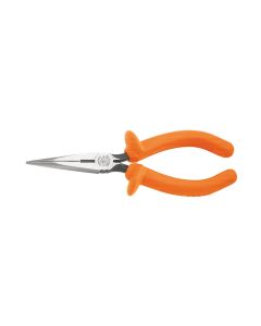 KLED2037INS image(0) - Klein Tools Pliers, Long Nose Side-Cutters, Insulated, 7-Inch