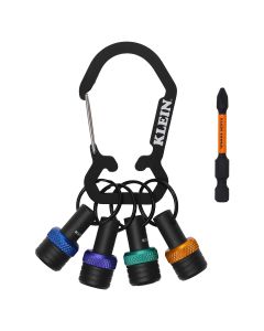 KLEK33850 image(1) - Klein Tools Bit Holder Keychain Set, 5-Piece