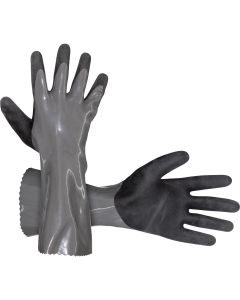 SAS6701801 image(0) - SAS Safety Chem Defender PVC Chemical Resistant Gloves - L/XL