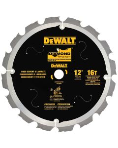 DEWALT 16T Pcd Tipped Laminate Cutting Blade, 12"