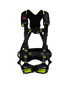 SRWFS240ICD-2XL image(0) - FALL SAFE Safety Harness - CONSTRUCTION COMFORT Series - Climbing / Positioning - Size: 2XL
