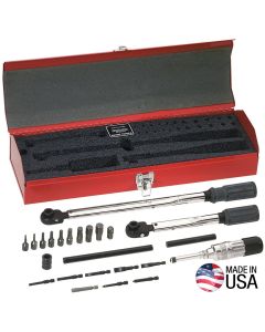 KLE57060 image(1) - Klein Tools Master Electrician's Torque Wrench Set, 25-Piece