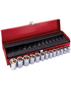 Klein Tools 3/8-Inch Drive Deep Socket Wrench Set, 8-Piece