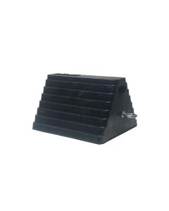 ESCO Rubber Standard Wheel Chock (10 x 8 x 6 in.)